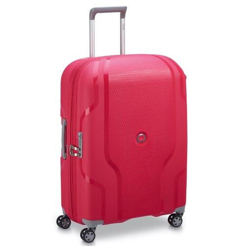 Delsey Clavel 70 cm 4-Wheel Expandable Case - Magenta (Recycled Material)