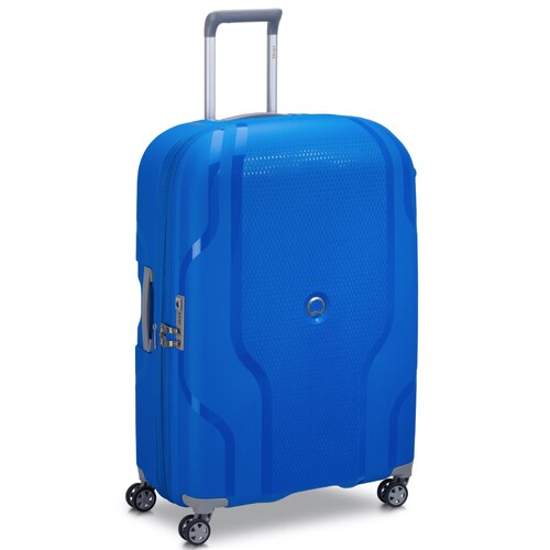 Delsey Clavel 76 cm 4 Dual-Wheeled Expandable Suitcase - Klein Blue