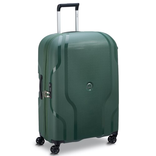 Delsey Clavel 76 cm 4-Wheel Expandable Case - Deep Green (Recycled Material)