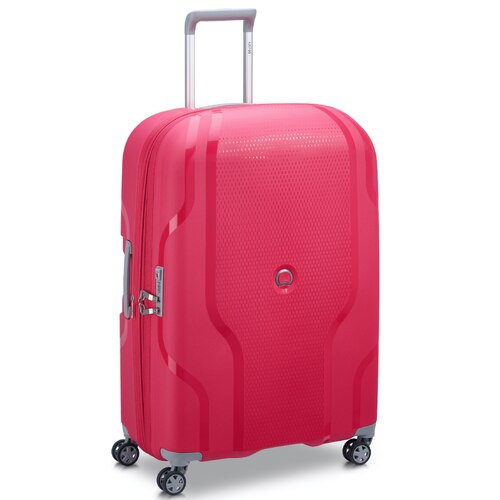 Delsey Clavel 76 cm 4-Wheel Expandable Case - Magenta (Recycled Material)