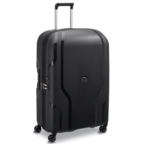 Delsey Clavel 83 cm 4-Wheel Expandable Luggage - Black (Recycled Material)