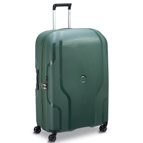 Delsey Clavel 83 cm 4-Wheel Expandable Luggage - Deep Green (Recycled Material)