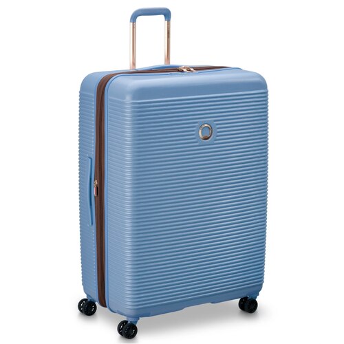 Delsey Freestyle 82 cm 4 Wheel Expandable Suitcase - Sky Blue