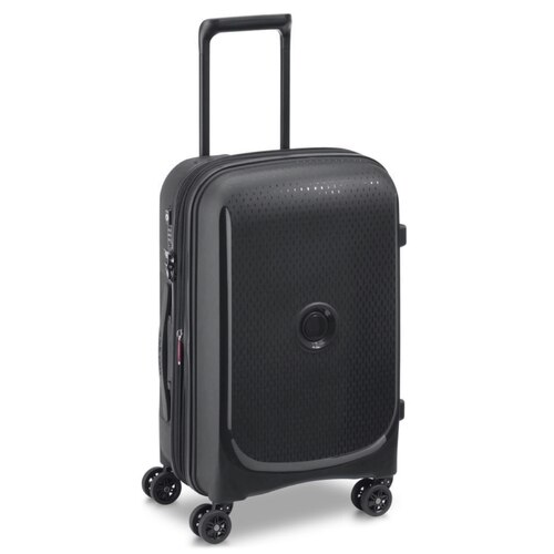 Delsey Belmont Plus 55 cm 4-Wheel Expandable Cabin Luggage - Black