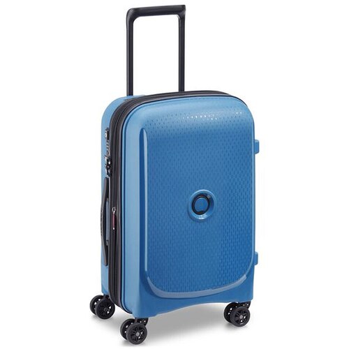 Delsey Belmont Plus 55 cm Expandable Cabin Suitcase - Zinc Blue
