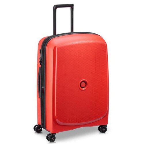 Delsey Belmont Plus 71 cm 4-Wheel Expandable Luggage - Faded Red