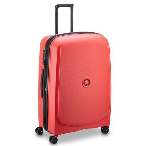 Delsey Belmont Plus 76 cm 4-Wheel Expandable Suitcase - Faded Red