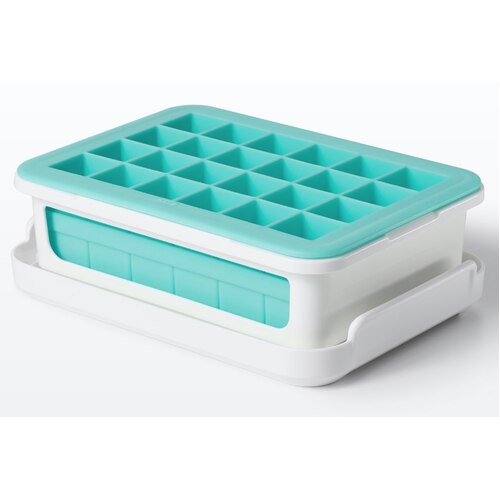 OXO Covered Silicone Ice Cube Tray - Small Cubes