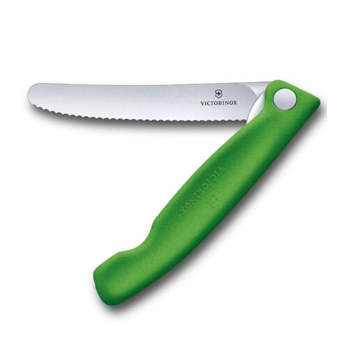 Victorinox Classic Foldable Paring / Steak Knife - Green