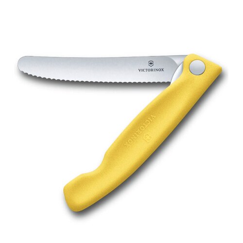 Victorinox Classic Foldable Paring / Steak Knife - Yellow