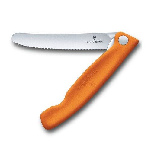 Victorinox Classic Foldable Paring / Steak Knife - Orange