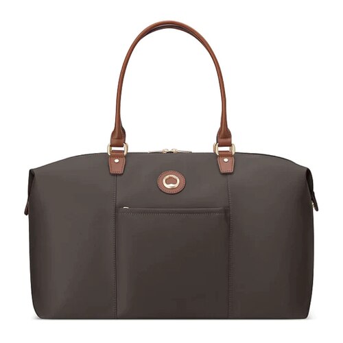 Delsey Courbevoie Travel / Overnight Bag - Black / Brown