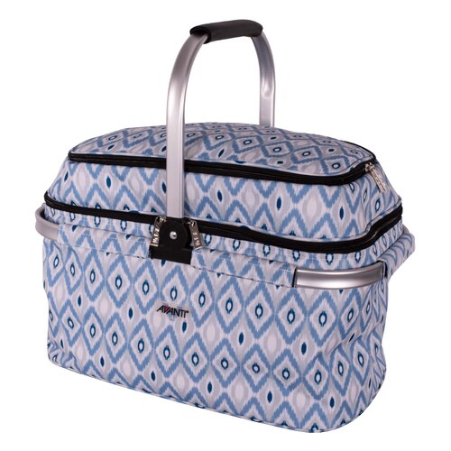 Avanti 4 Person Insulated Picnic Basket - Ikat