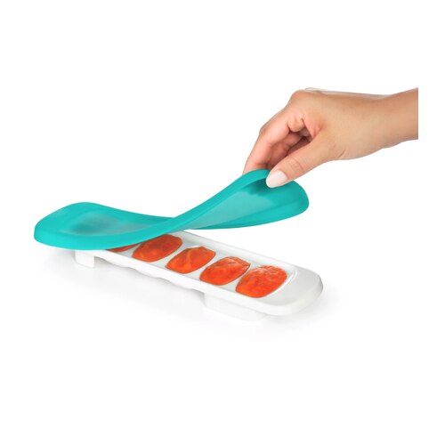 OXO Tot Baby Food Freezer Tray With Silicone Lid - Teal