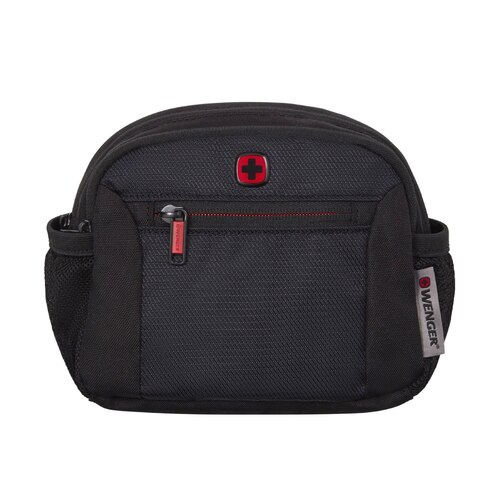 Wenger Standard Waist Pack with Antibacterial Pocket - Black