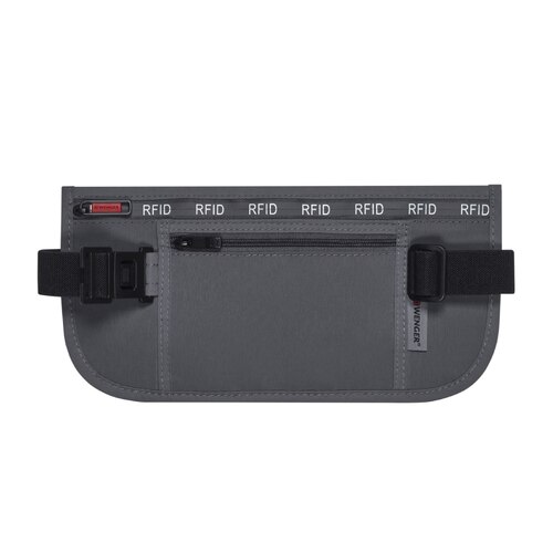 Wenger Security Waist Belt with RFID Protection - Grey