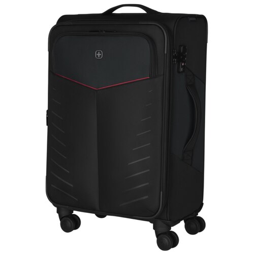 Wenger Syght 70 cm Softside 4-Wheel Luggage - Black