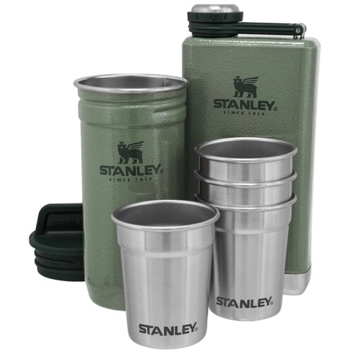 Stanley Shot and Flask Gift Set 230ml - Hammertone Green