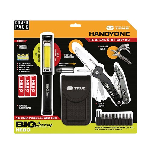 Nebo BIG LARRY Torch and HANDYONE Multi-Tool Combo Pack