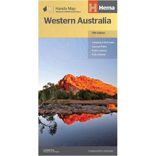 Hema Western Australia Handy Map - 13th Edition