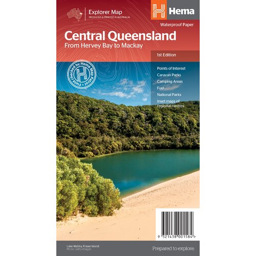 Hema Map Central Queensland - 1st Edition