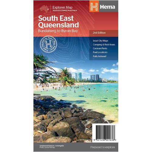 Hema South East Queensland Map (Bundaberg to Byron Bay) - 2nd Edition