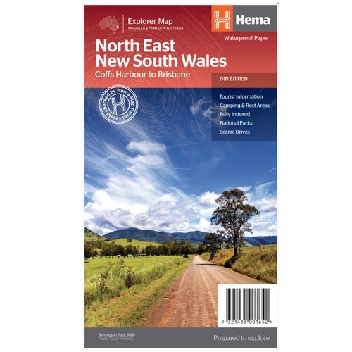 Hema North East New South Wales Map - Edition 8 (Waterproof)