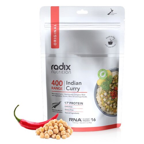 Radix Nutrition Original Meal Indian Curry (Plant Based) - 400 kcal