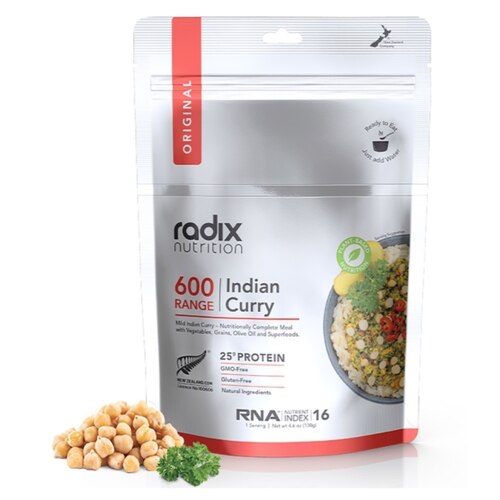 Radix Nutrition Original Meal - Indian Curry (Plant Based) - 600 kcal