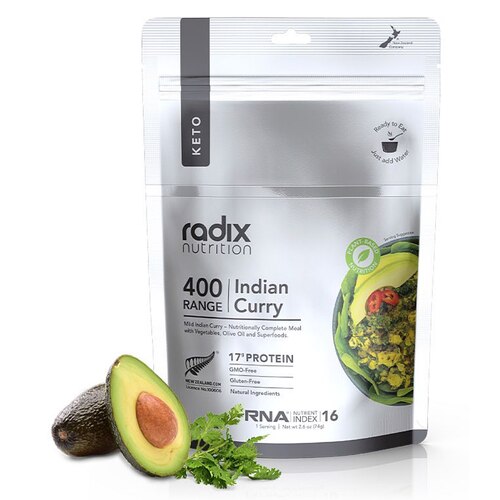 Radix Nutrition Keto Meal Indian Curry (Plant Based) - 400 kcal
