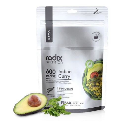Radix Nutrition Keto Meal - Indian Curry (Plant Based) - 600 kcal