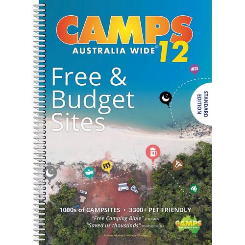 Camps 12 Australia Wide Book - Spiral A4 Size - No Photos 2023 Edition