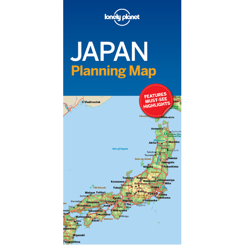 Lonely Planet Planning Map Japan