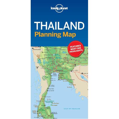 Lonely Planet Thailand Planning Map