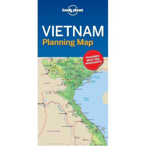 Lonely Planet Vietnam Planning Map