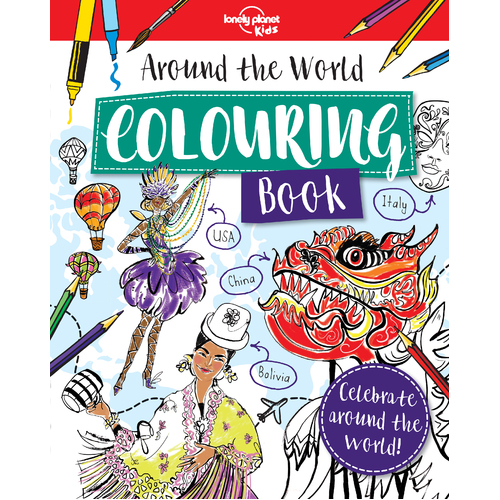 Lonely Planet Around World Colouring Book