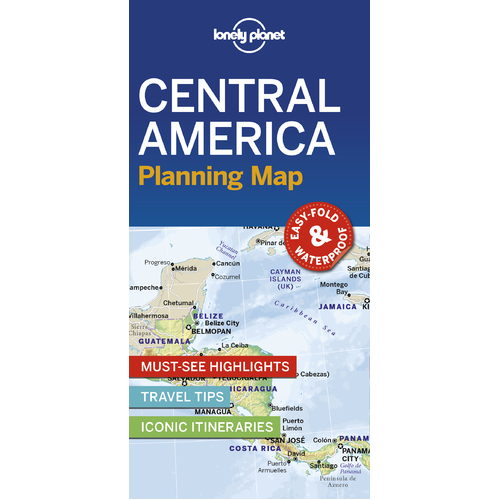 Lonely Planet Planning Map - Central America