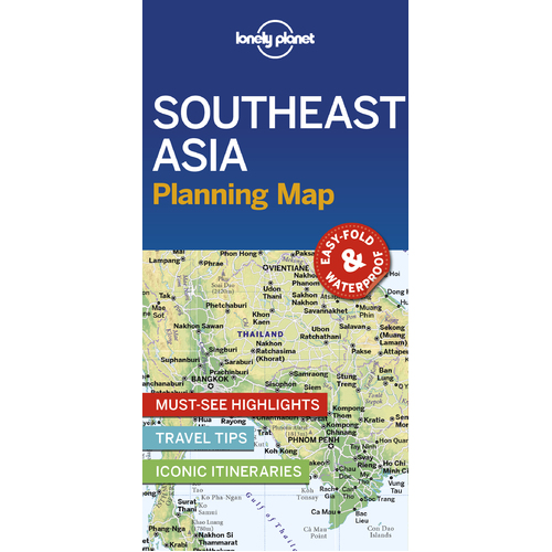 Lonely Planet Planning Map - Southeast Asia