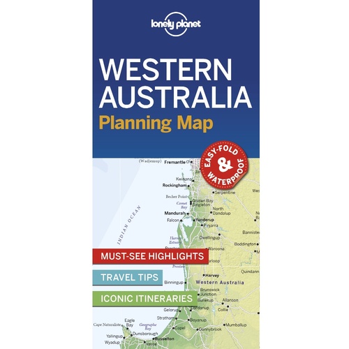 Lonely Planet Western Australia Planning Map