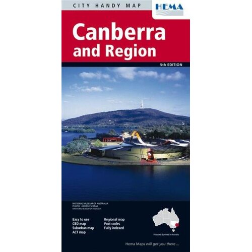 Canberra and Region: City Handy Map