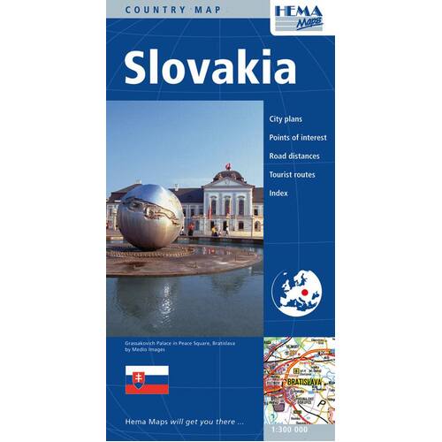 Hema Slovakia Deluxe Map