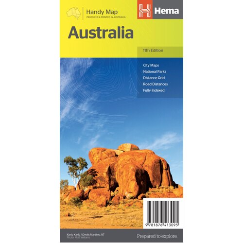 Hema Australia Handy Size Map - Edition 11