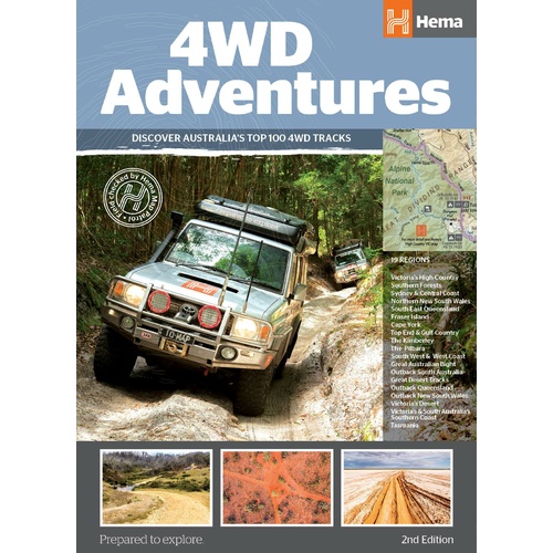 Hema 4WD Adventures Atlas Australia - A4 Spiral Bound - Edition 2