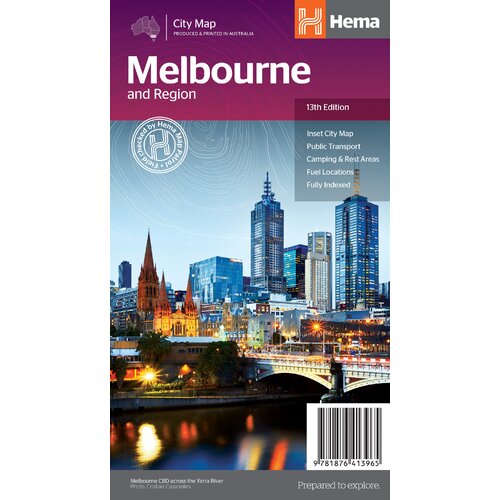 Hema Map Melbourne and Region - 13th Edition