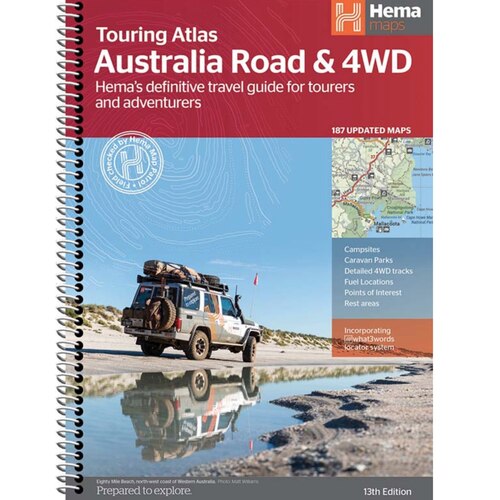 Hema Australia Road and 4WD Touring Atlas - Edition 13