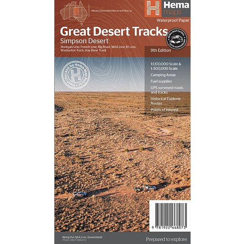 Hema Great Desert Tracks Simpson Desert - Edition 9