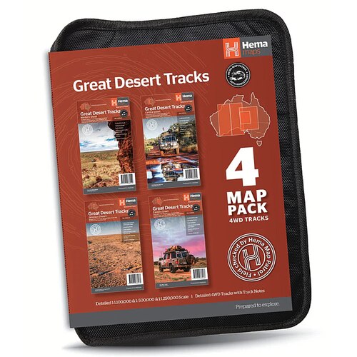 Hema Great Desert Tracks Map Pack - Edition 9