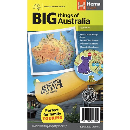 Hema Big things of Australia Map - Edition 1