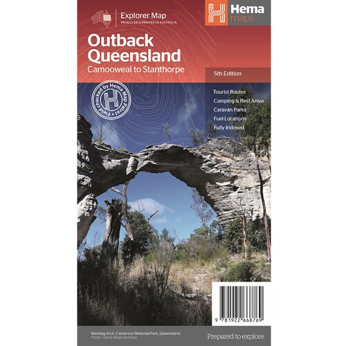 Hema Outback Queensland Map - 5th Edition