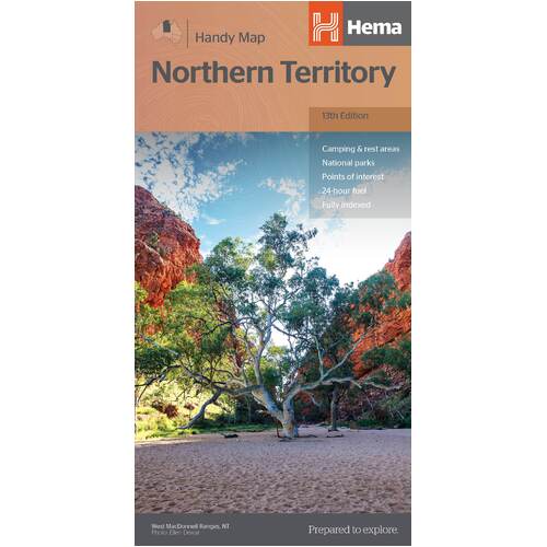 Hema Northern Territory Handy Map (Edition 13)